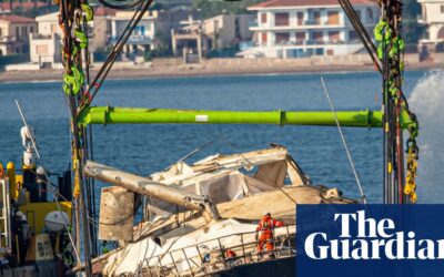 Salvagers to remove Mike Lynch’s superyacht Bayesian from sea off Sicily | Italy